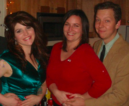 Me, Sarah and Matt thee Christmases ago because I can't find a more recent photo of the three of us together (!). THEY MAKE DREAMS HAPPEN.